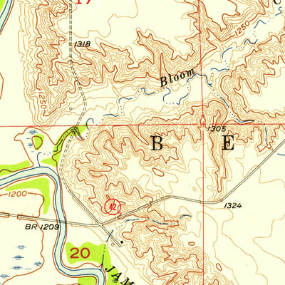 United States Geological Survey Rockport Colony, SD (1957, 24000-Scale) digital map