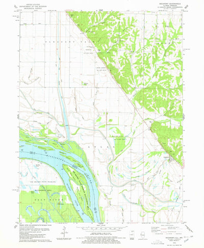 United States Geological Survey Rockport, IL-MO (1978, 24000-Scale) digital map