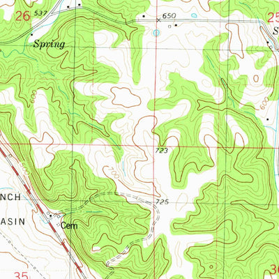 United States Geological Survey Rockport, IL-MO (1978, 24000-Scale) digital map