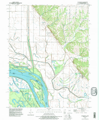 United States Geological Survey Rockport, IL-MO (1991, 24000-Scale) digital map