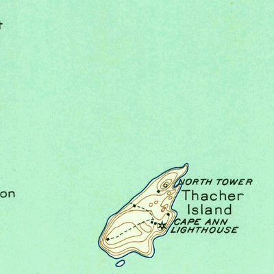 United States Geological Survey Rockport, MA (1949, 24000-Scale) digital map