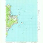 United States Geological Survey Rockport, MA (1973, 25000-Scale) digital map