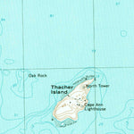 United States Geological Survey Rockport, MA (1973, 25000-Scale) digital map