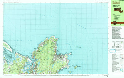 United States Geological Survey Rockport, MA (1984, 25000-Scale) digital map