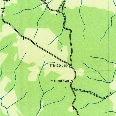 United States Geological Survey Rockport, TN (1936, 24000-Scale) digital map