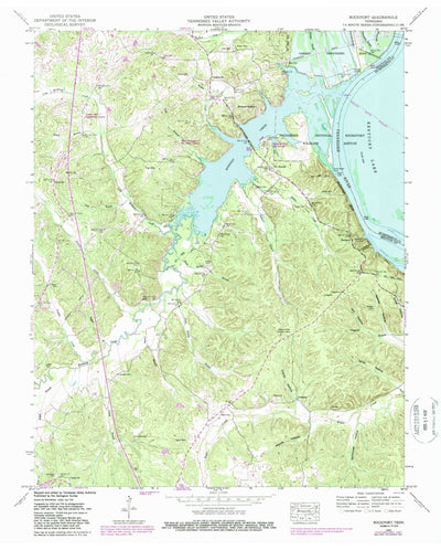 United States Geological Survey Rockport, TN (1950, 24000-Scale) digital map
