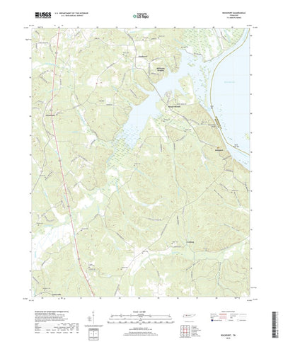 United States Geological Survey Rockport, TN (2019, 24000-Scale) digital map