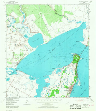 United States Geological Survey Rockport, TX (1954, 62500-Scale) digital map
