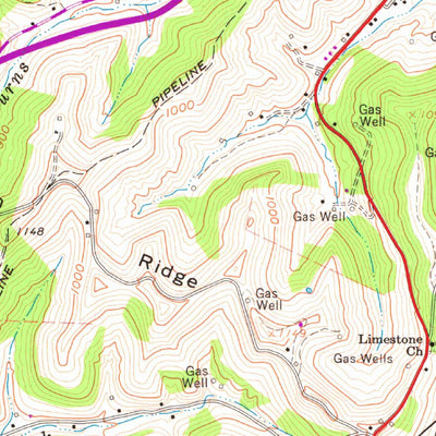 United States Geological Survey Rockport, WV (1960, 24000-Scale) digital map