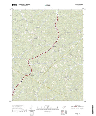 United States Geological Survey Rockport, WV (2023, 24000-Scale) digital map