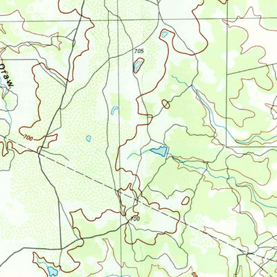 United States Geological Survey Rocksprings, TX (1993, 100000-Scale) digital map