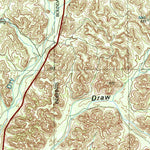 United States Geological Survey Rocksprings, TX (1993, 100000-Scale) digital map