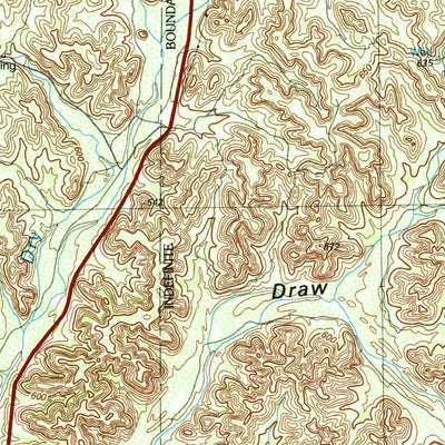 United States Geological Survey Rocksprings, TX (1993, 100000-Scale) digital map