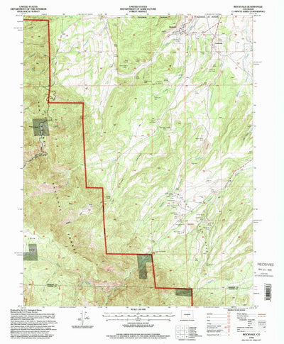 United States Geological Survey Rockvale, CO (1994, 24000-Scale) digital map