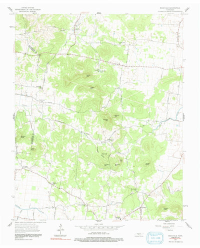United States Geological Survey Rockvale, TN (1957, 24000-Scale) digital map