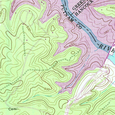 United States Geological Survey Rockville, GA (1972, 24000-Scale) digital map