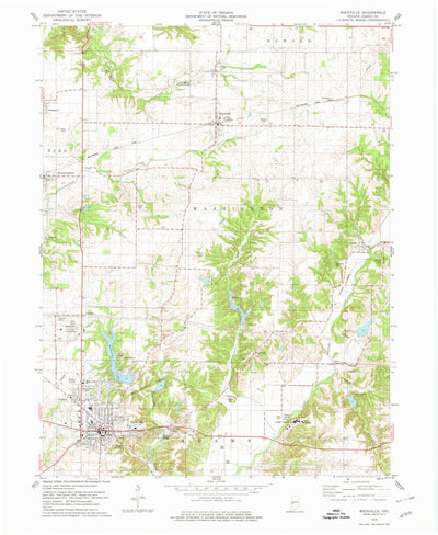 United States Geological Survey Rockville, IN (1978, 24000-Scale) digital map