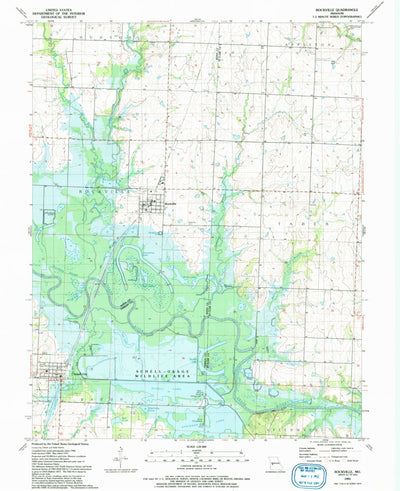 United States Geological Survey Rockville, MO (1991, 24000-Scale) digital map