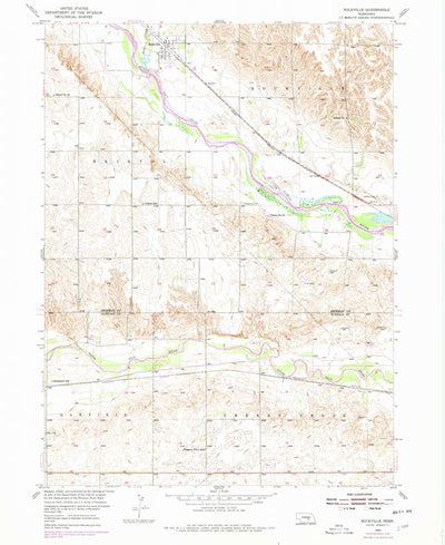 United States Geological Survey Rockville, NE (1953, 24000-Scale) digital map