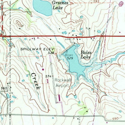 United States Geological Survey Rockwall, TX (1963, 24000-Scale) digital map