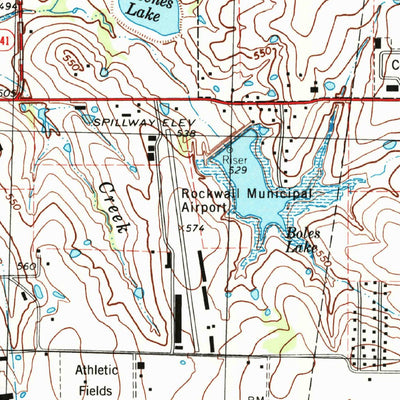 United States Geological Survey Rockwall, TX (1995, 24000-Scale) digital map
