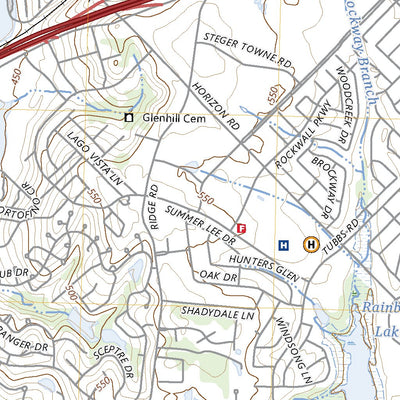 United States Geological Survey Rockwall, TX (2023, 24000-Scale) digital map