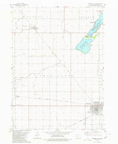 United States Geological Survey Rockwell City, IA (1980, 24000-Scale) digital map