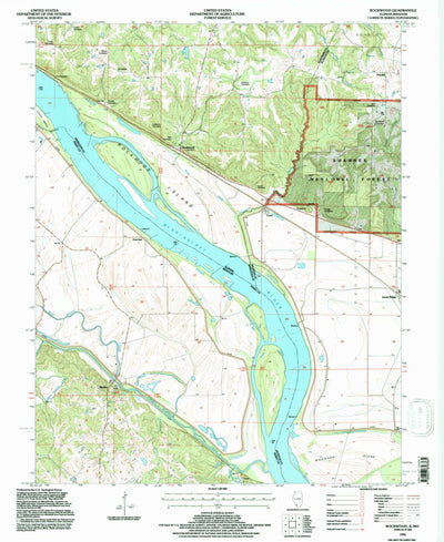 United States Geological Survey Rockwood, IL-MO (1994, 24000-Scale) digital map
