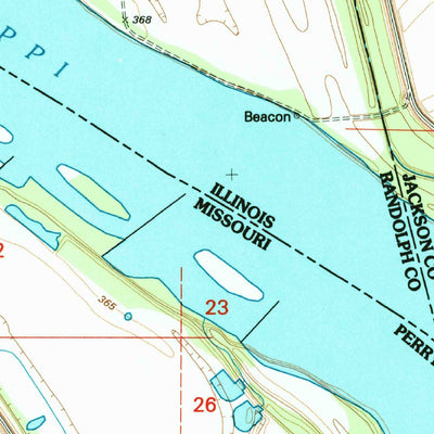 United States Geological Survey Rockwood, IL-MO (1994, 24000-Scale) digital map