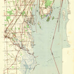 United States Geological Survey Rockwood, MI (1942, 24000-Scale) digital map