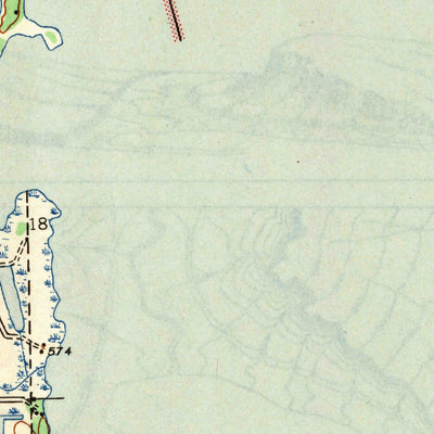 United States Geological Survey Rockwood, MI (1942, 24000-Scale) digital map