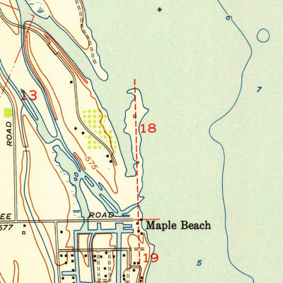 United States Geological Survey Rockwood, MI (1952, 24000-Scale) digital map