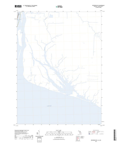 United States Geological Survey Rockwood OE E, MI (2023, 24000-Scale) digital map