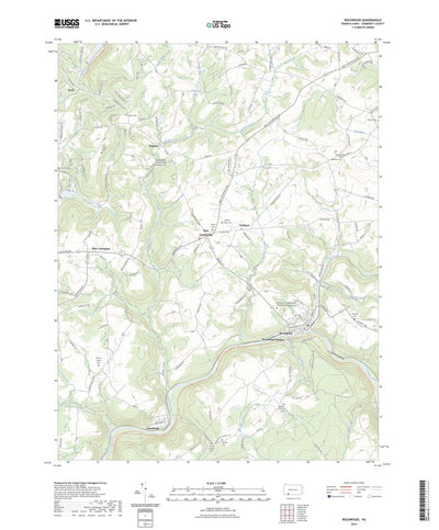 United States Geological Survey Rockwood, PA (2023, 24000-Scale) digital map