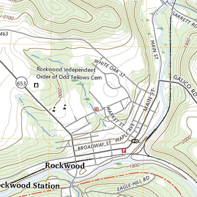 United States Geological Survey Rockwood, PA (2023, 24000-Scale) digital map