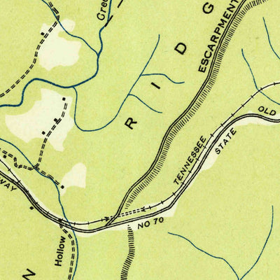 United States Geological Survey Rockwood, TN (1935, 24000-Scale) digital map