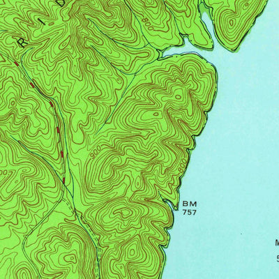 United States Geological Survey Rockwood, TN (1952, 24000-Scale) digital map