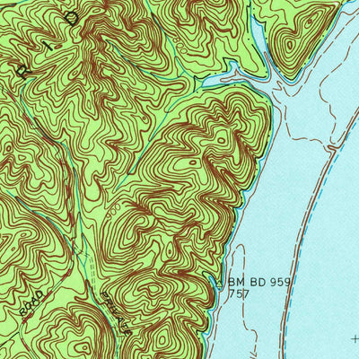 United States Geological Survey Rockwood, TN (1969, 24000-Scale) digital map