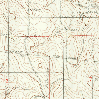 United States Geological Survey Rocky Butte Gulch, WY (1984, 24000-Scale) digital map