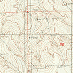 United States Geological Survey Rocky Butte Gulch, WY (1984, 24000-Scale) digital map