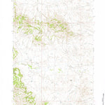 United States Geological Survey Rocky Butte, WY (1972, 24000-Scale) digital map