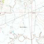 United States Geological Survey Rocky Butte, WY (1972, 24000-Scale) digital map