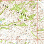 United States Geological Survey Rocky Butte, WY (1972, 24000-Scale) digital map