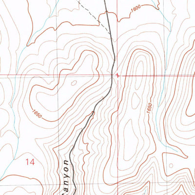 United States Geological Survey Rocky Canyon, NV (1982, 24000-Scale) digital map