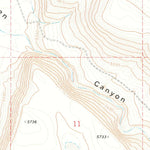 United States Geological Survey Rocky Canyon, OR (1971, 24000-Scale) digital map