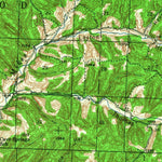 United States Geological Survey Rocky Comfort, MO (1941, 62500-Scale) digital map
