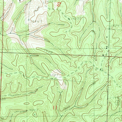 United States Geological Survey Rocky Comfort, MO (1982, 24000-Scale) digital map