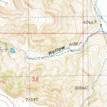United States Geological Survey Rocky Creek, ID (1987, 24000-Scale) digital map