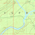 United States Geological Survey Rocky Creek, OK (1982, 24000-Scale) digital map