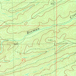 United States Geological Survey Rocky Creek, OK (1982, 24000-Scale) digital map